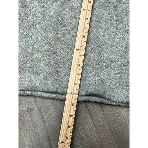 Free People Milo Pullover Grey Tight Knit Cowl Neck Oversized Sweater Size L - Picture 9 of 10